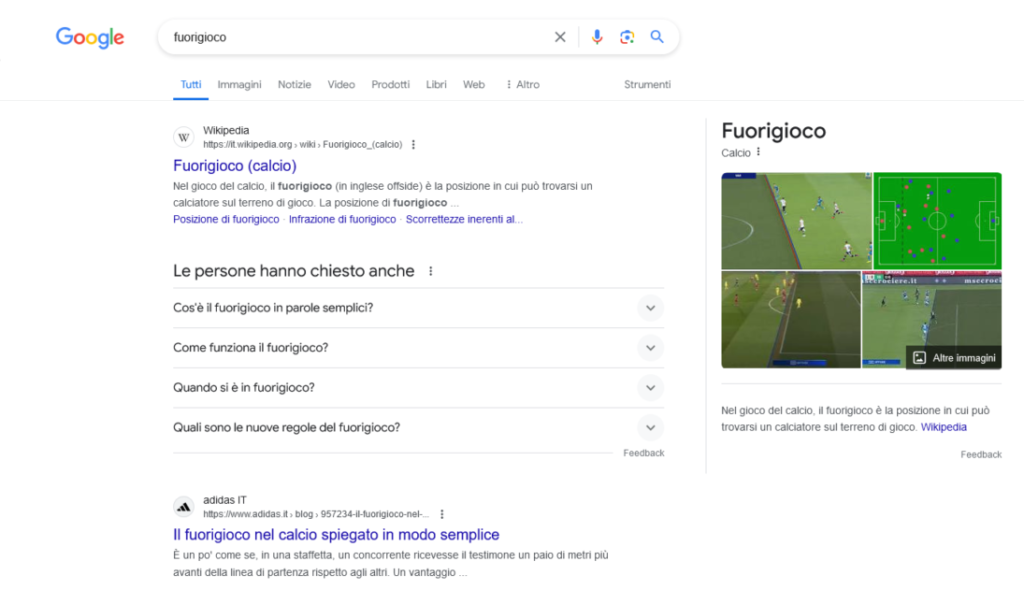 knowledge graph in serp